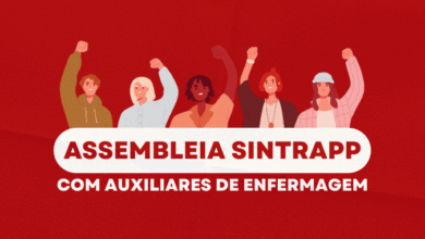 Assembleia auxiliares de enfermagem